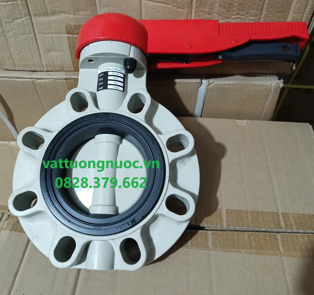 Van bướm nhựa PPH