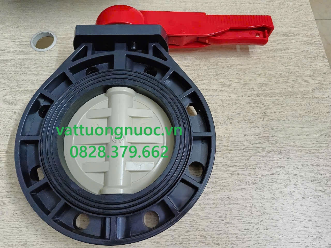van bướm nhựa upvc đĩa PP
