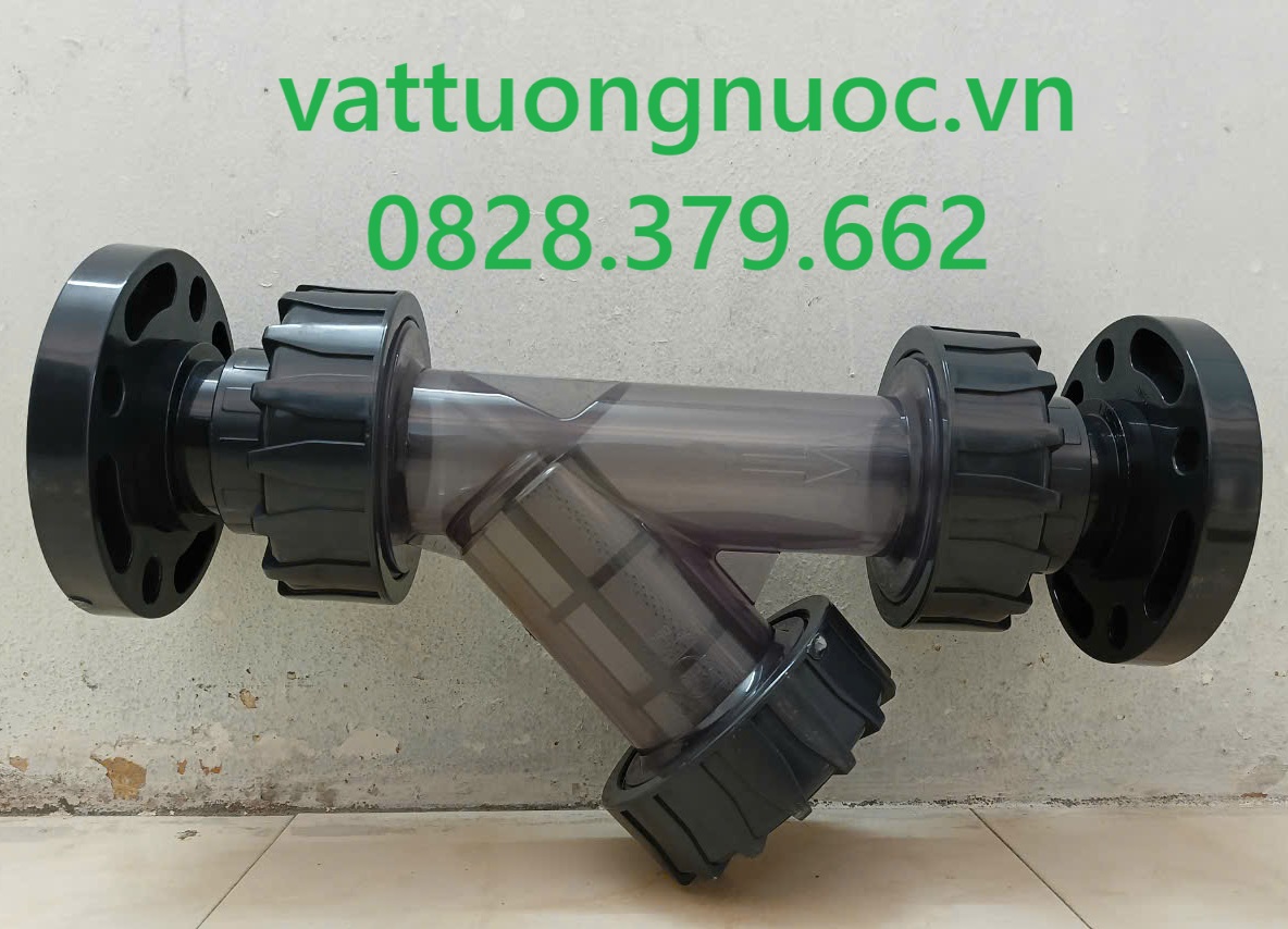 Y lọc mặt bích upvc DN65
