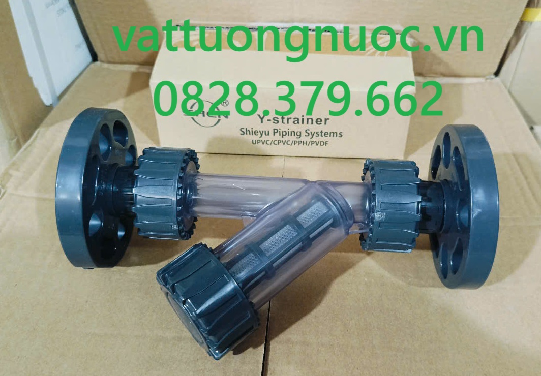 Y Lọc mặt bích upvc DN15
